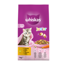 Whiskas Junior kip 7kg verpakking droog kattenvoer voor kittens