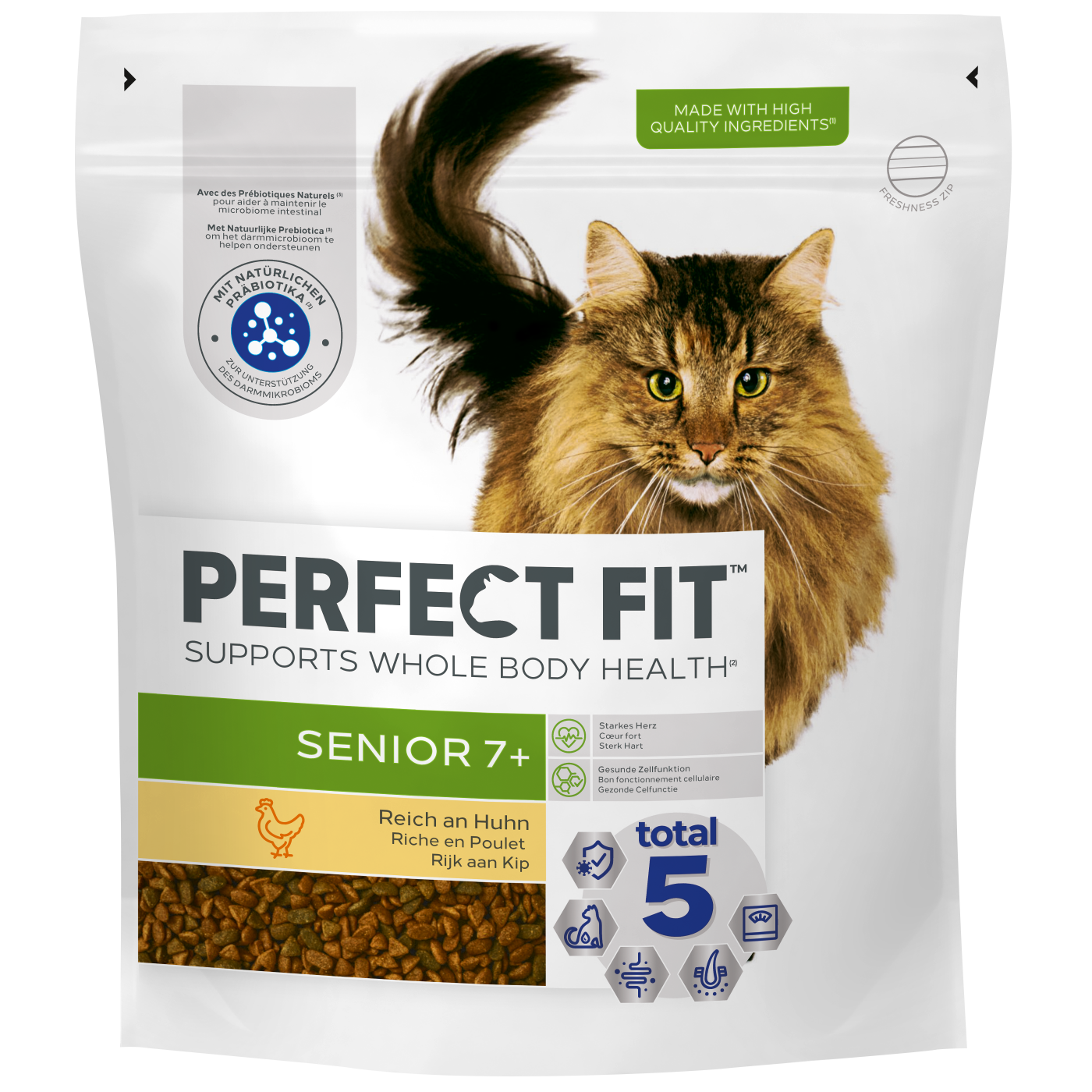 Perfect Fit Senior Kip 1,4kg – droogvoer voor senior katten vanaf 7 jaar