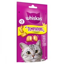 Whiskas Temptations kip en kaas 60gr kattensnack