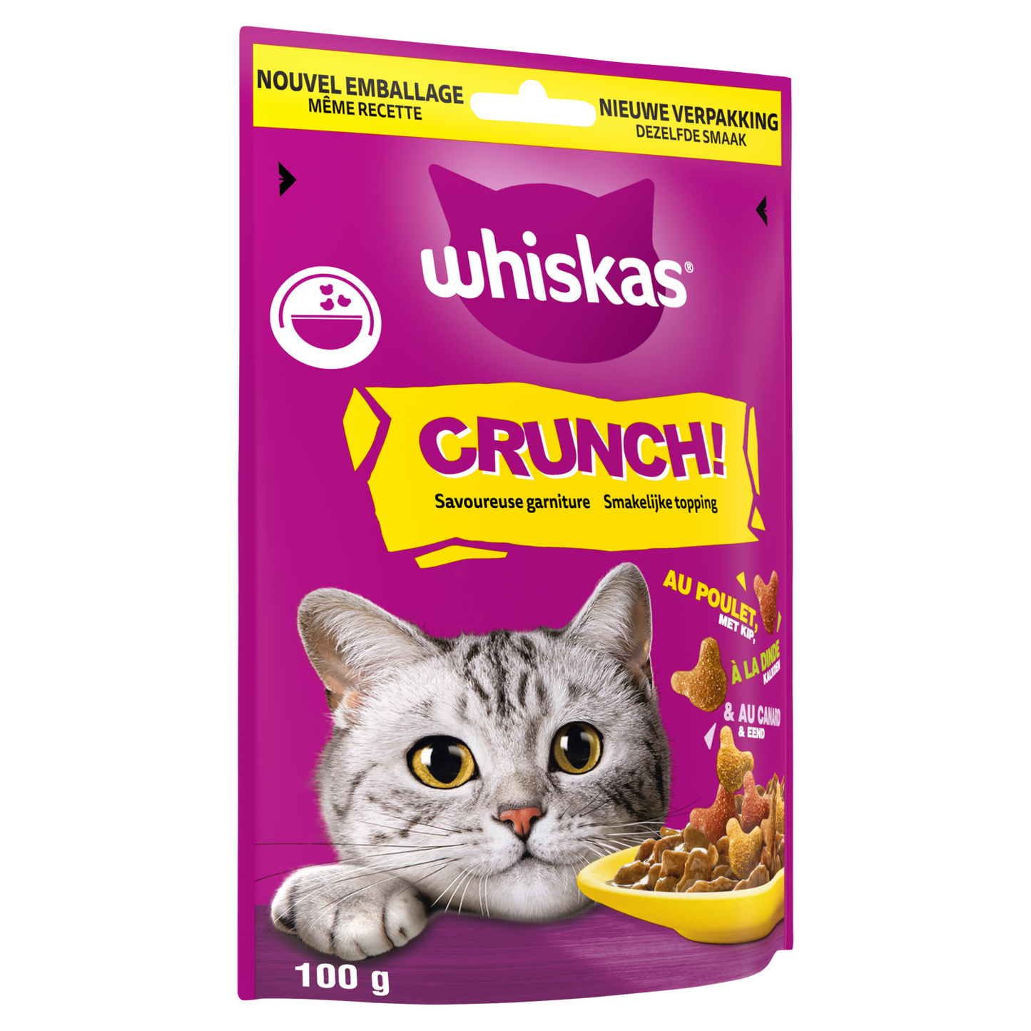 Whiskas Crunch Smakelijke Topping 100gr