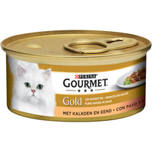 Gourmet Gold Blik Fijne Hapjes Kalkoen & Eend – Nat Kattenvoer – 85 g
