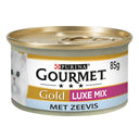 Gourmet Gold Fijne Hapjes Vis & Spinazie – Nat Kattenvoer – 85 g