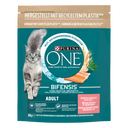Purina ONE Zalm droog kattenvoer voor volwassen katten 800 g verpakking voorkant