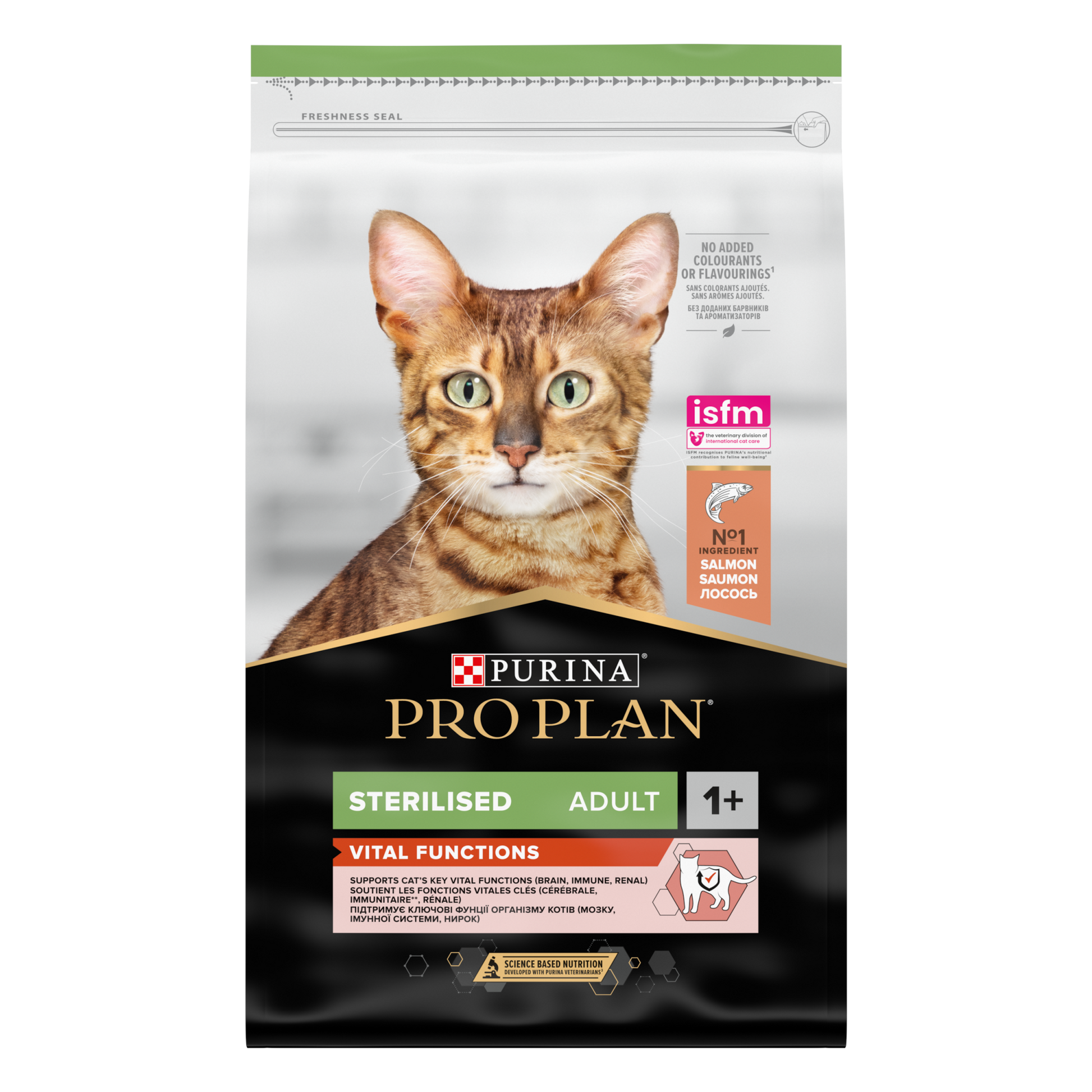 Pro Plan sterilised vital functions zalm 10kg – droog kattenvoer