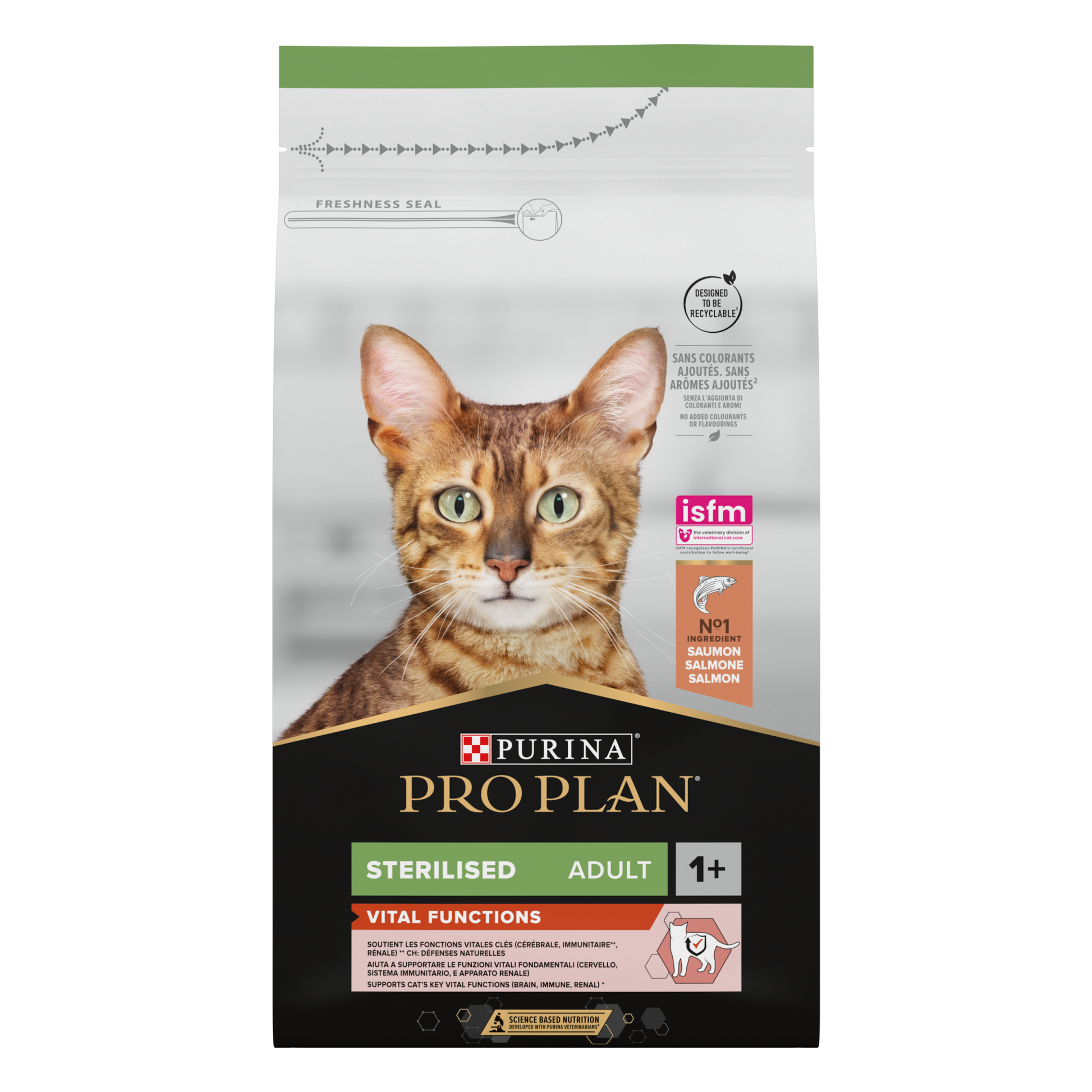 Pro Plan sterilised vital functions zalm 1,5kg – droog kattenvoer