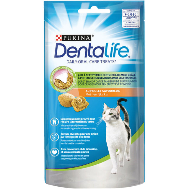 Purina DENTALIFE kip 40gr – gebitsverzorgende kattensnacks