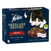 Felix Heerlijke Reepjes pouch saus farm sel mp 12x80gr