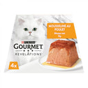 Gourmet Revelations mousse kip 4x57gr – natvoer voor katten met zachte mousse en saus