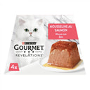 Gourmet Revelations mousse zalm 4x57gr – natvoer voor katten met zalm en saus