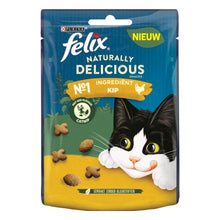 Felix Naturally Delicious kip 50gr kattensnack met catnip
