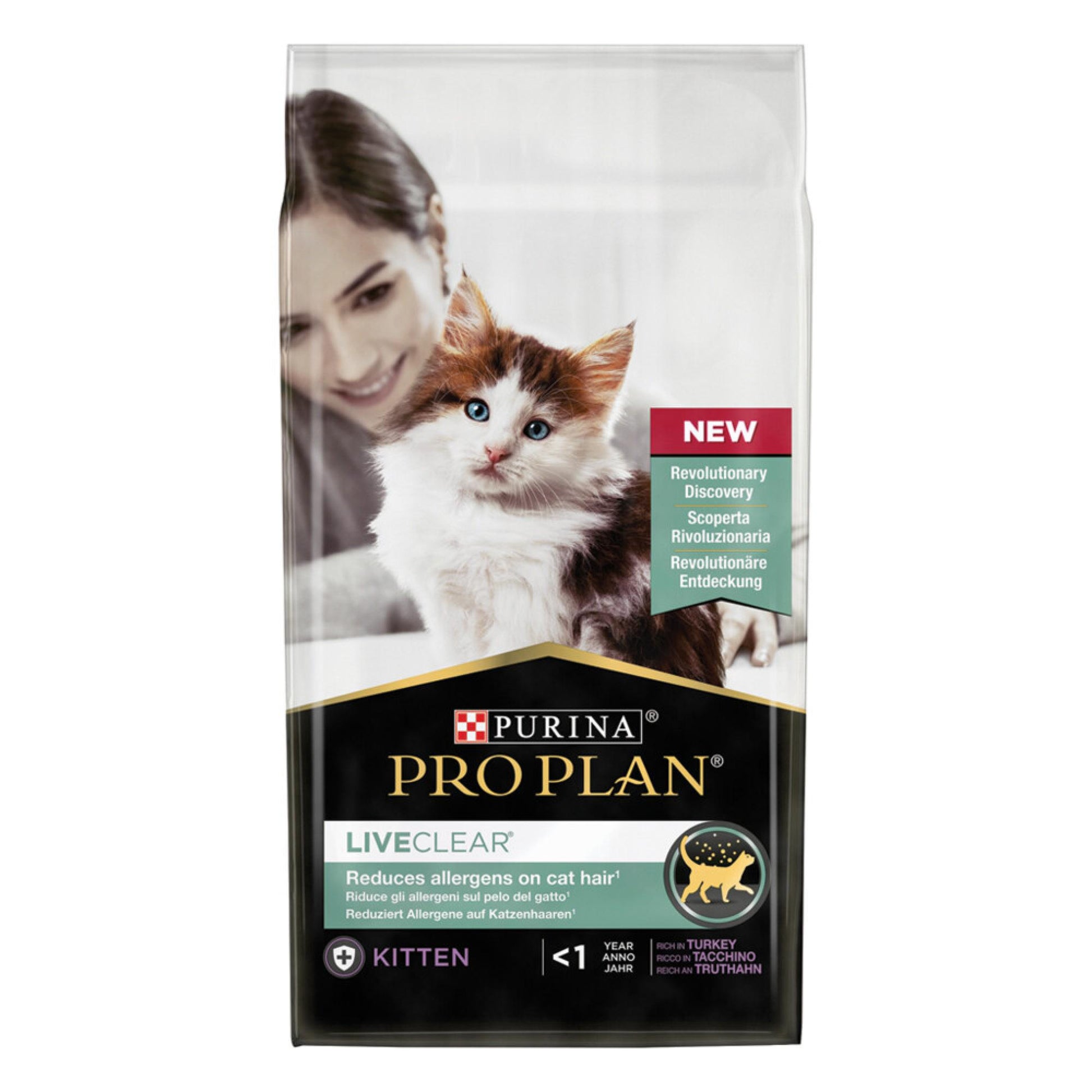 Pro Plan LiveClear kitten kalkoen 1,4kg – droog kattenvoer
