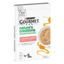 Gourmet Nature’s Creations puree zalm wortel 50gr – romige kattensnack met zalm en wortel