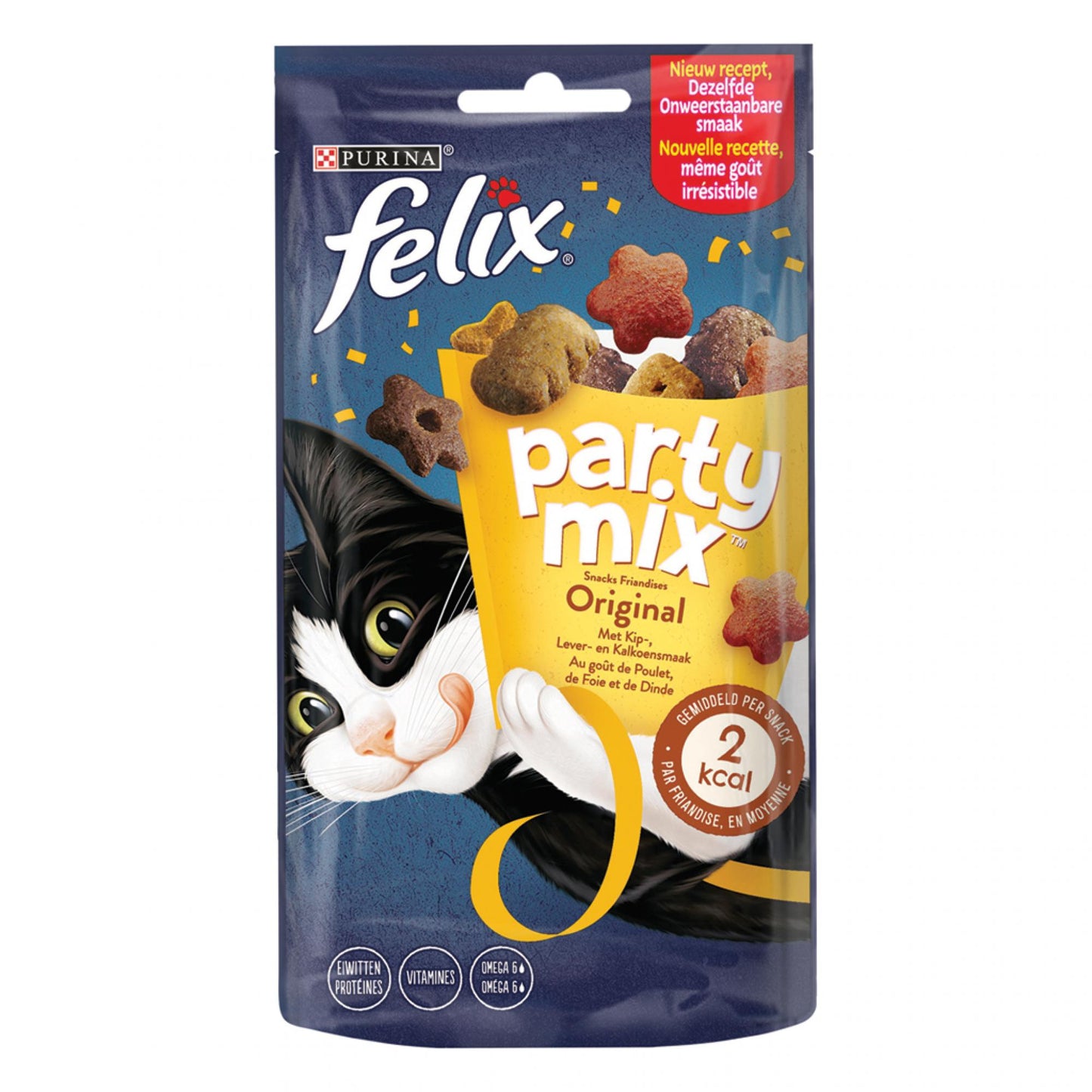 Felix Party Mix Original Mix 60gr kattensnack voor katten