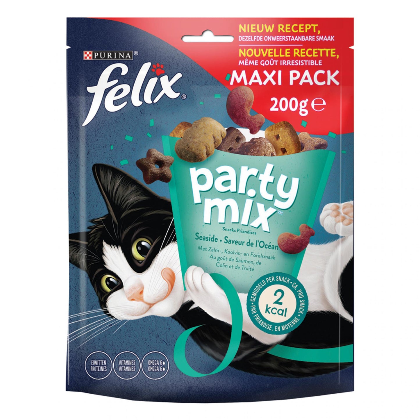 Felix Party Mix Seaside Mix 200 g kattensnack met vis