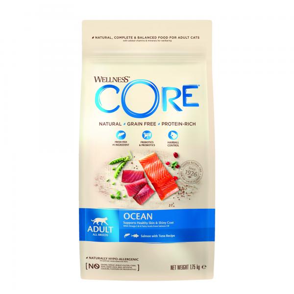 Wellness CORE Ocean Zalm & Tonijn – Droog Kattenvoer – 1,75 kg