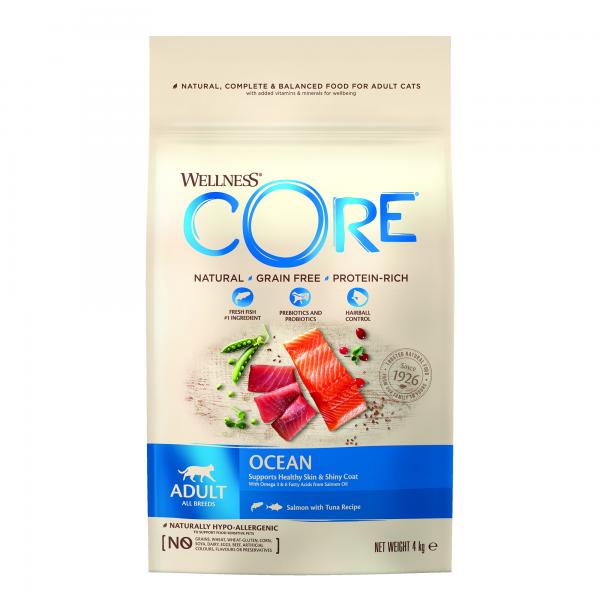 Wellness CORE Ocean Zalm & Tonijn – Droog Kattenvoer – 4 kg
