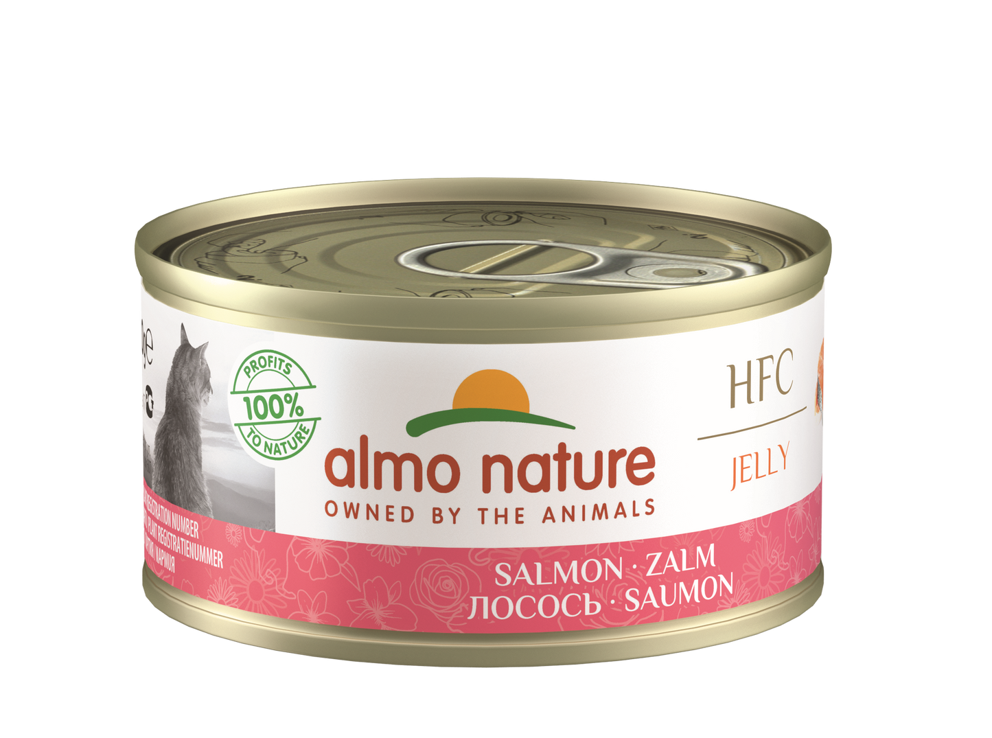 Almo Nature HFC Blik Gelei Zalm – Nat Kattenvoer – 70 g