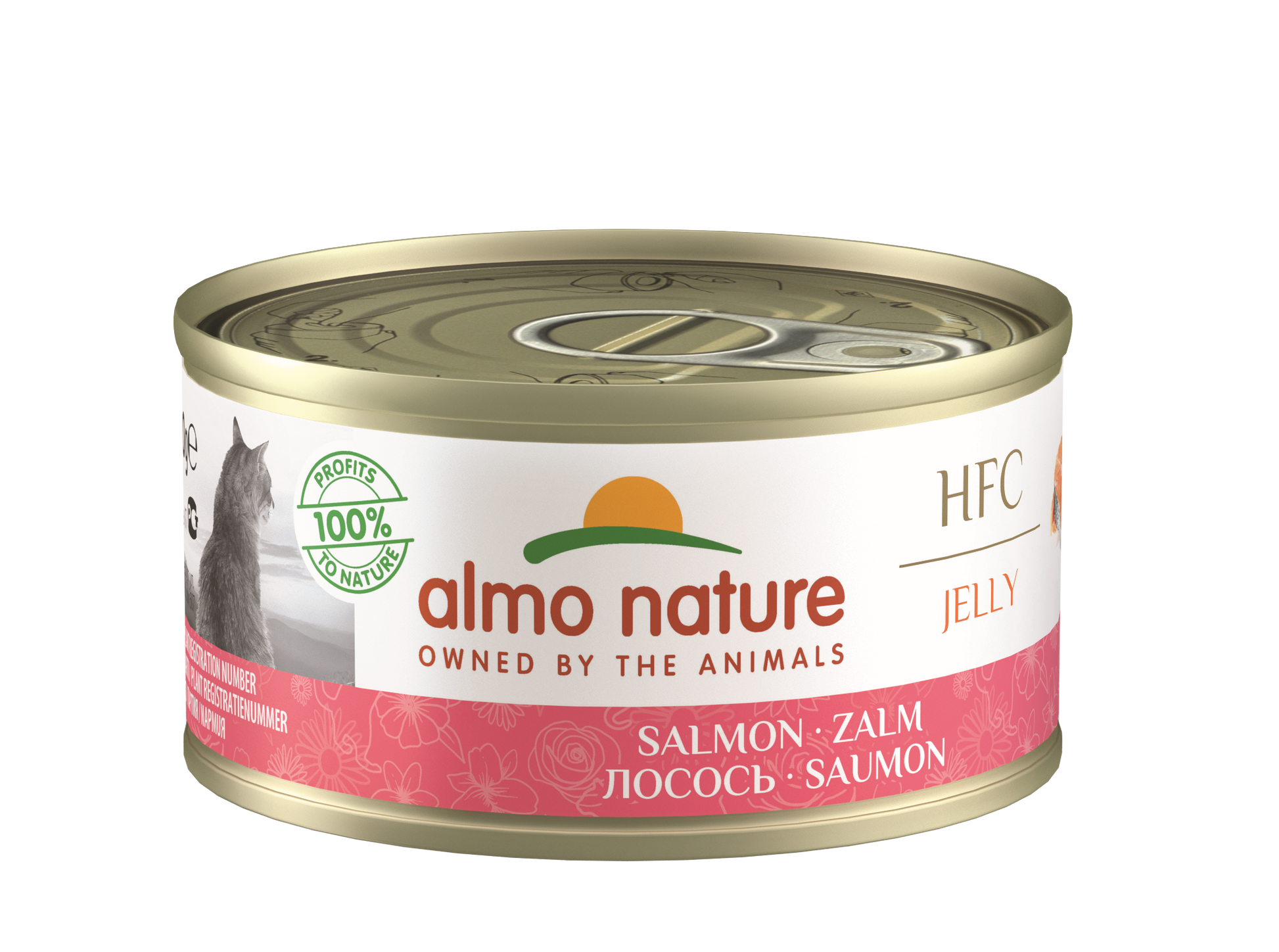 Almo Nature HFC Blik Gelei Zalm – Nat Kattenvoer – 70 g