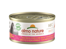 Almo Nature HFC Blik Gelei Zalm & Kip – Nat Kattenvoer – 70 g