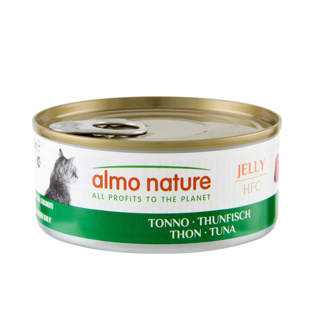 Almo Nature HFC Blik Gelei Tonijn – Nat Kattenvoer – 150 g