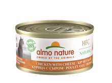 Almo Nature HFC Blik Natural Kip & Kaas – Nat Kattenvoer – 70 g