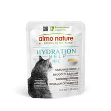 Almo Nature HFC Maaltijdzakje Hydration Helpbouillon Sardines – Nat Kattenvoer – 50 g
