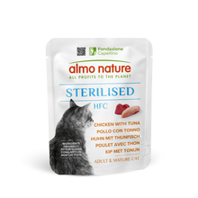 Almo Nature HFC Maaltijdzakje Gesteriliseerd Kip & Tonijn – Nat Kattenvoer – 50 g