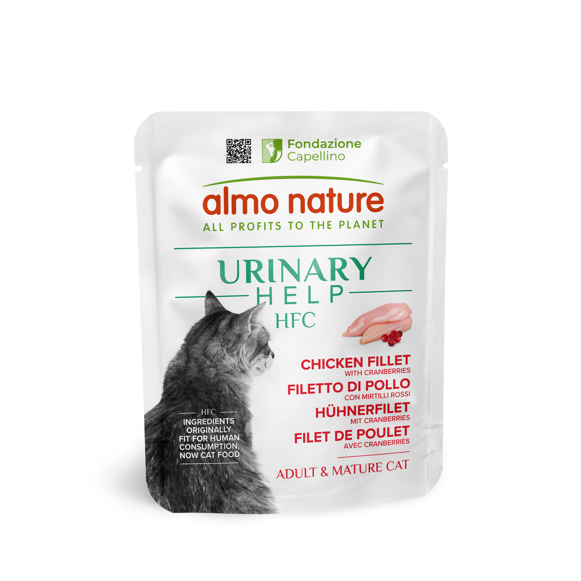 Almo Nature HFC Maaltijdzakje Urinary Help Kipfilet & Cranberries – Nat Kattenvoer – 50 g