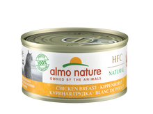 Almo Nature HFC Blik Natural Kippenborst – Nat Kattenvoer – 70 g