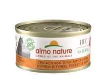 Almo Nature HFC Blik Natural Kip & Tonijn – Nat Kattenvoer – 70 g