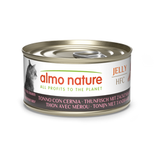 Almo Nature HFC Blik Gelei Tonijn & Tandbaars – Nat Kattenvoer – 70 g