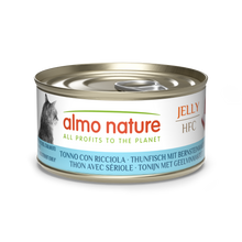 Almo Nature HFC Blik Gelei Tonijn & Geelvinmakreel – Nat Kattenvoer – 70 g