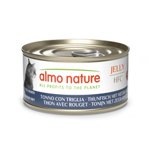 Almo Nature HFC Blik Gelei Tonijn & Zeebarbeel – Nat Kattenvoer – 70 g