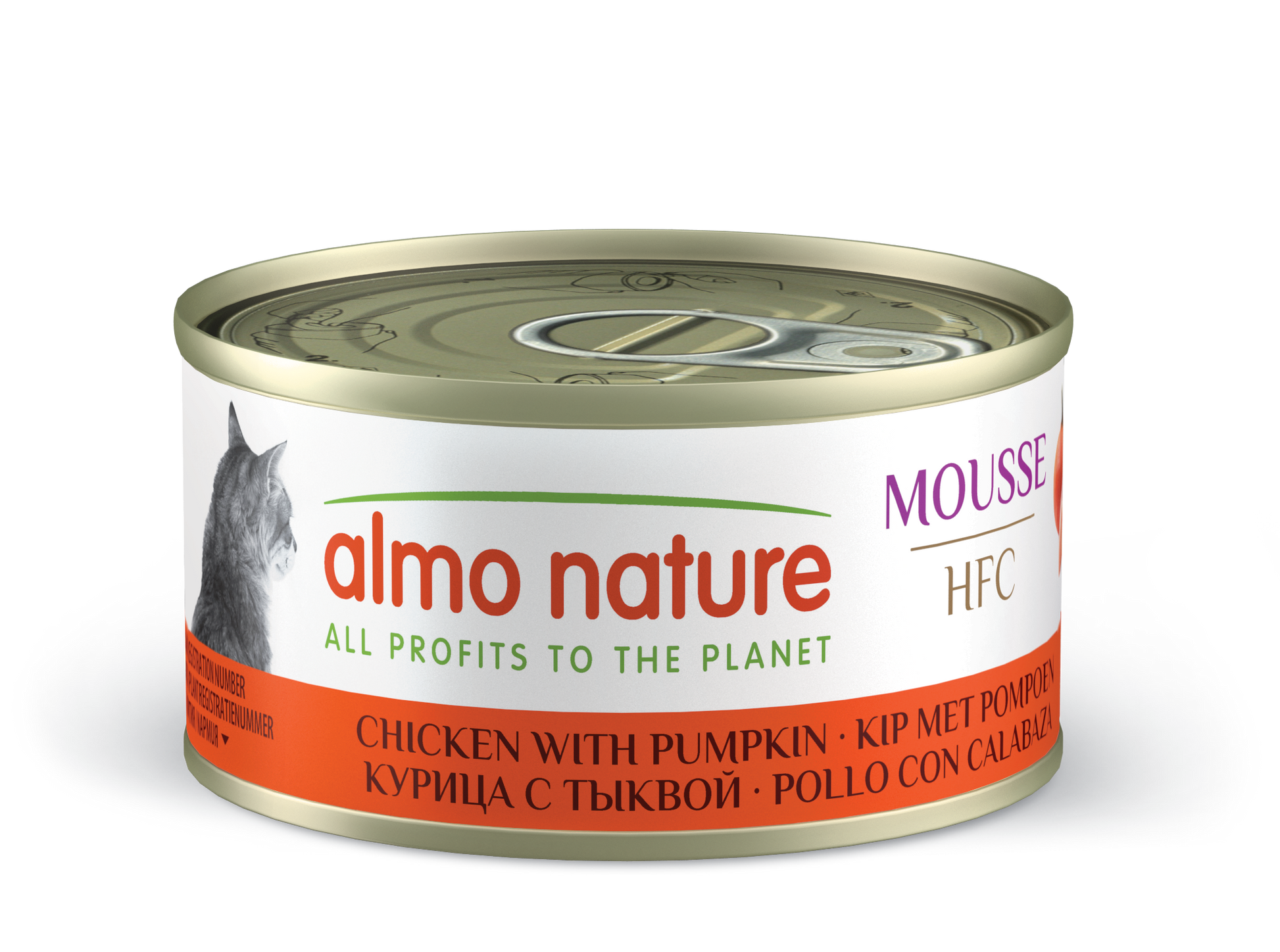 Almo Nature HFC Blik Mousse Makreel & Kip – Nat Kattenvoer – 70 g