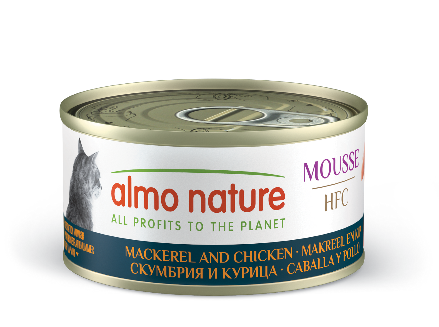Almo Nature HFC Blik Mousse Kip & Pompoen – Nat Kattenvoer – 70 g