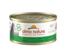 Almo Nature HFC Blik Natural Tonijn & Mais – Nat Kattenvoer – 70 g