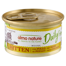 Almo Nature Daily Kitten Blik Mousse Kip – Nat Kattenvoer – 85 g