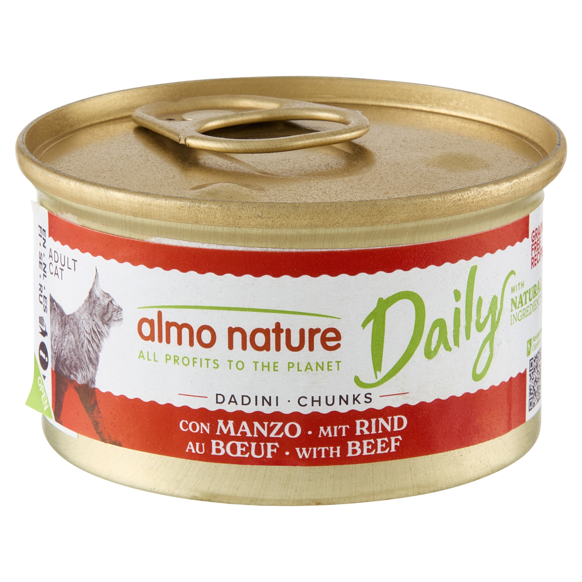 Almo Nature Daily Blik Mousse Rund – Nat Kattenvoer – 85 g