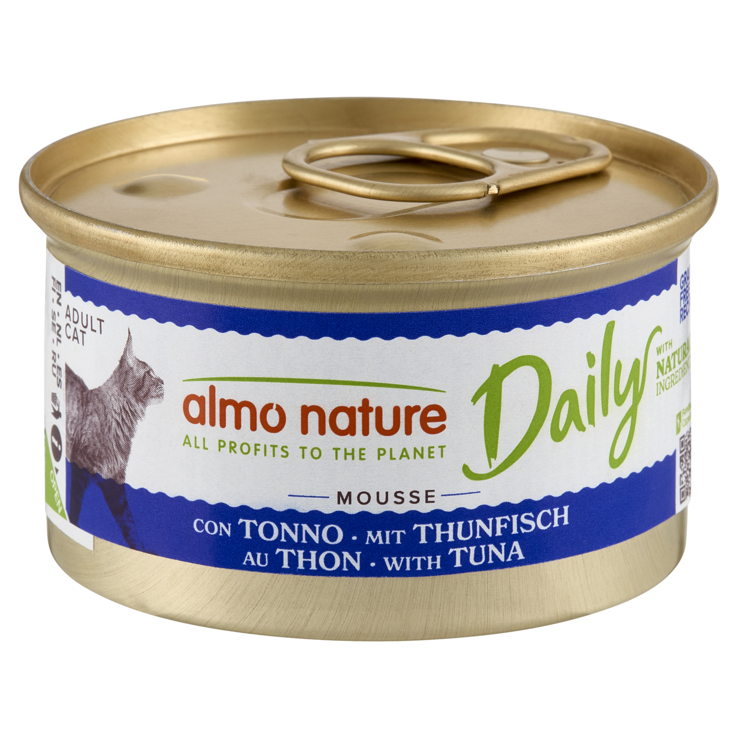 Almo Nature Daily Blik Mousse Tonijn – Nat Kattenvoer – 85 g