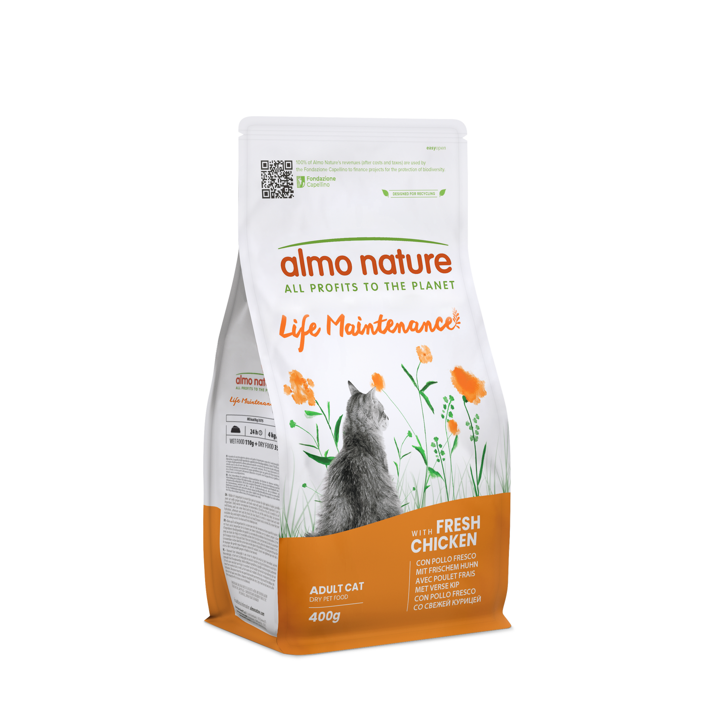 Almo Nature Life Maintenance Kip – Droog Kattenvoer – 400 g