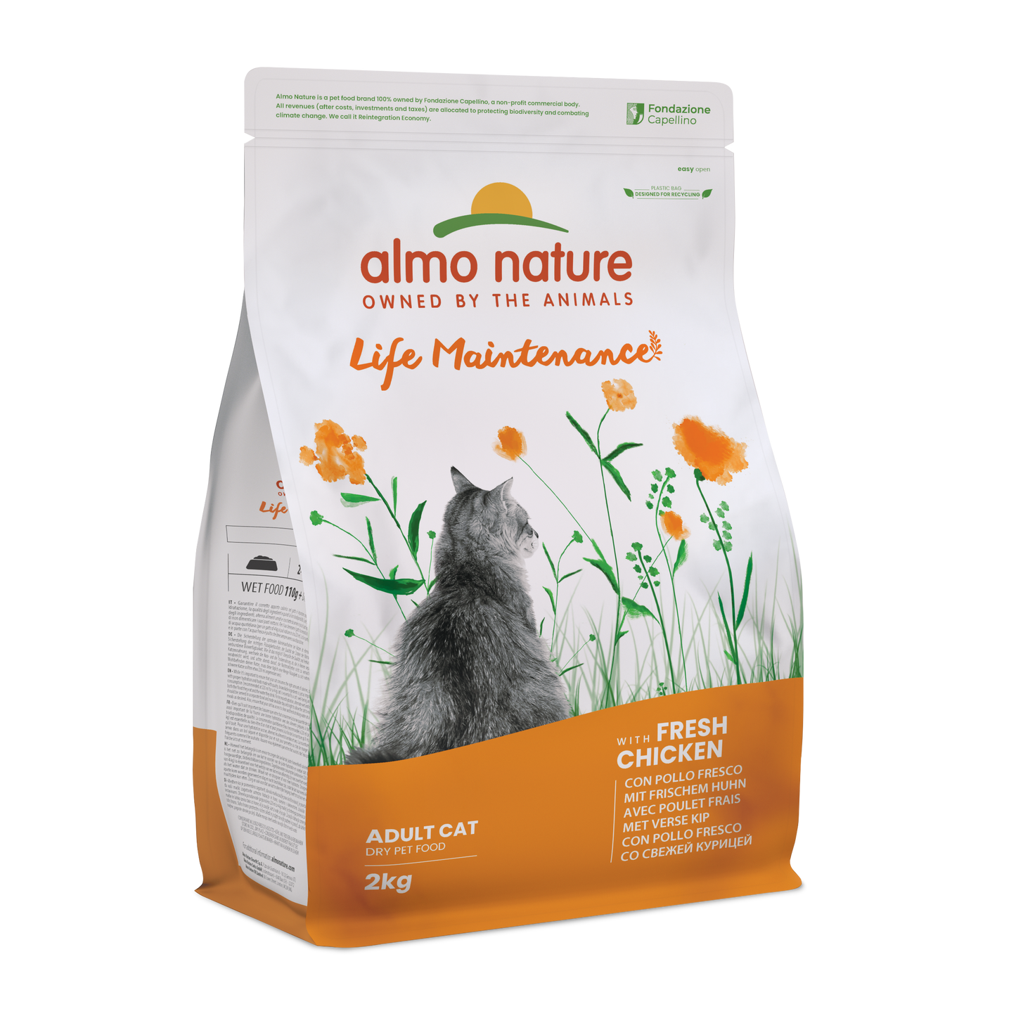 Almo Nature Holistic Maintenance Kip & Rijst – Droog Kattenvoer – 2 kg