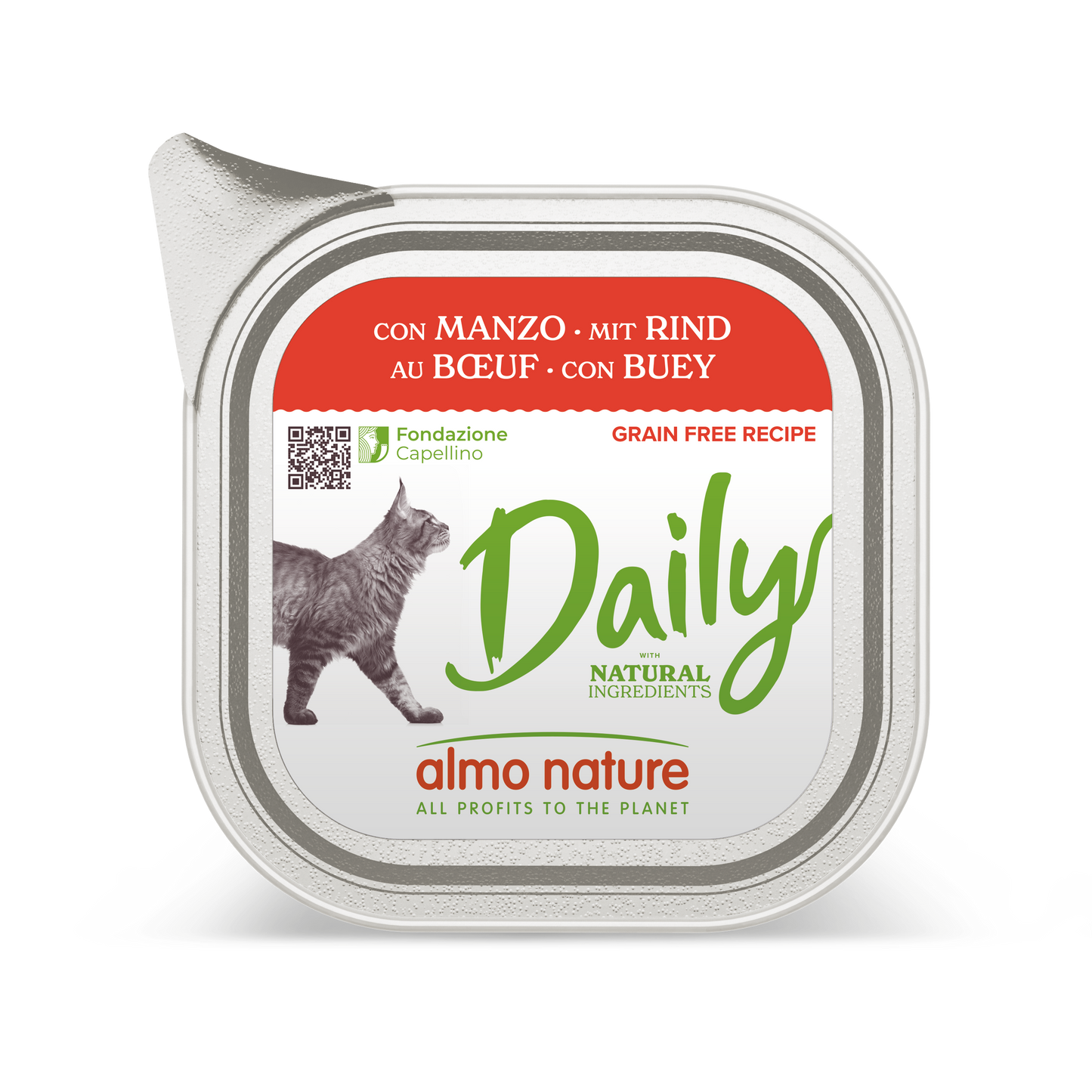 Almo Nature Daily Kuipje Rund – Nat Kattenvoer – 100 g