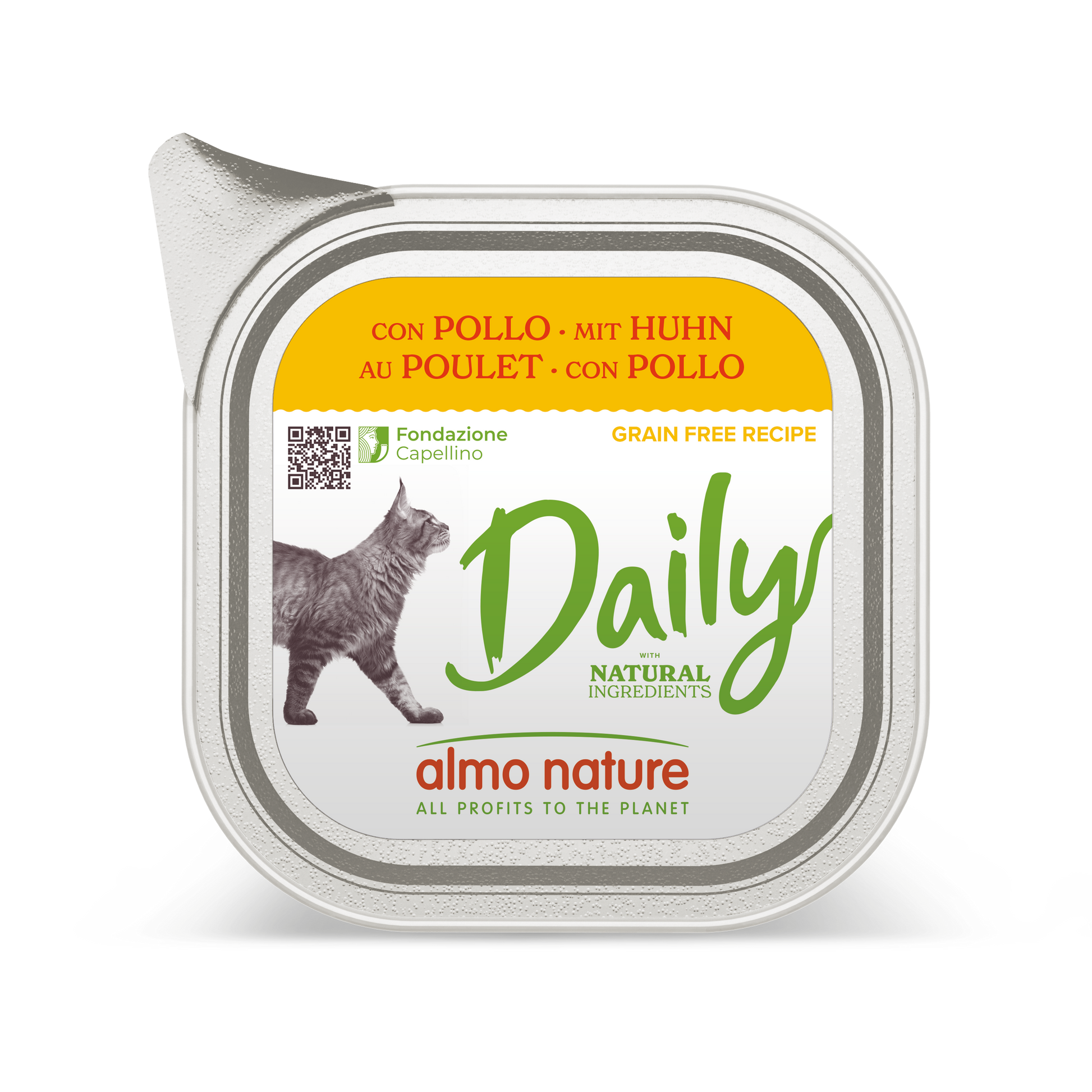 Almo Nature Daily Kuipje Kip – Nat Kattenvoer – 100 g