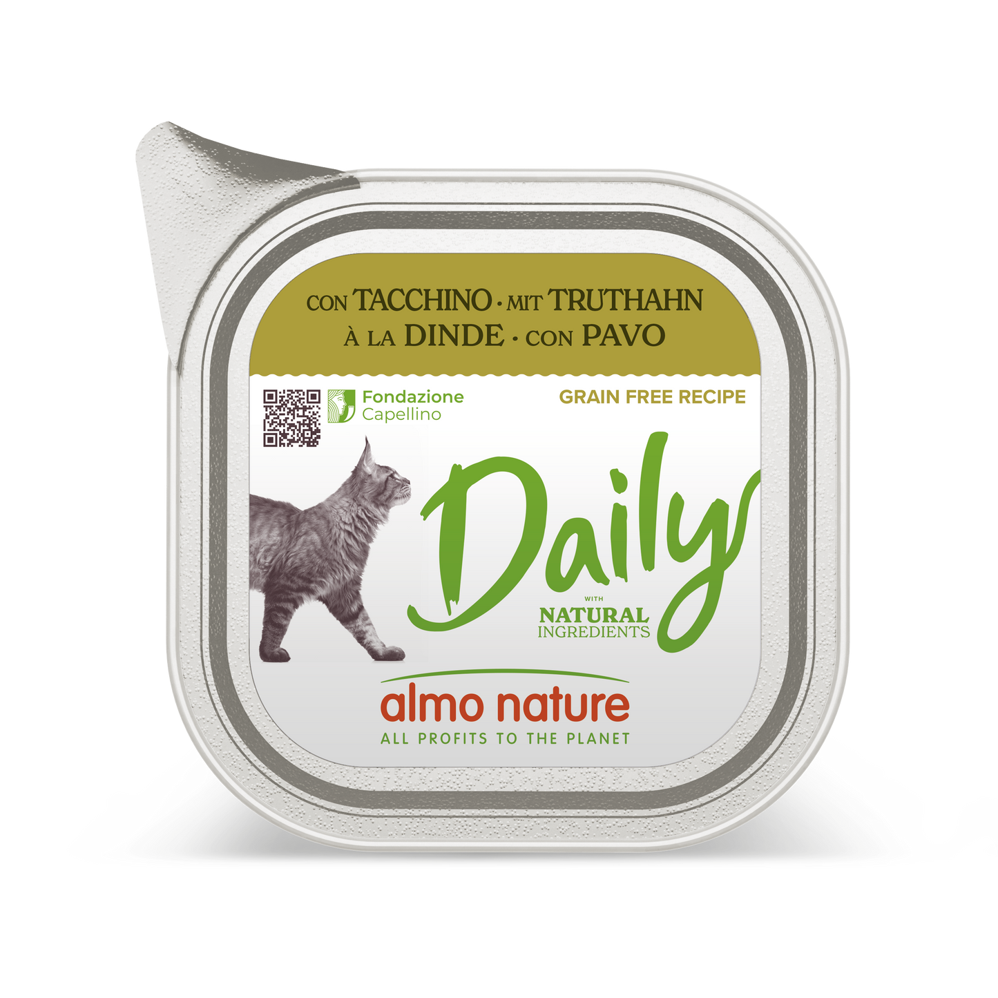Almo Nature Daily Kuipje Kalkoen – Nat Kattenvoer – 100 g