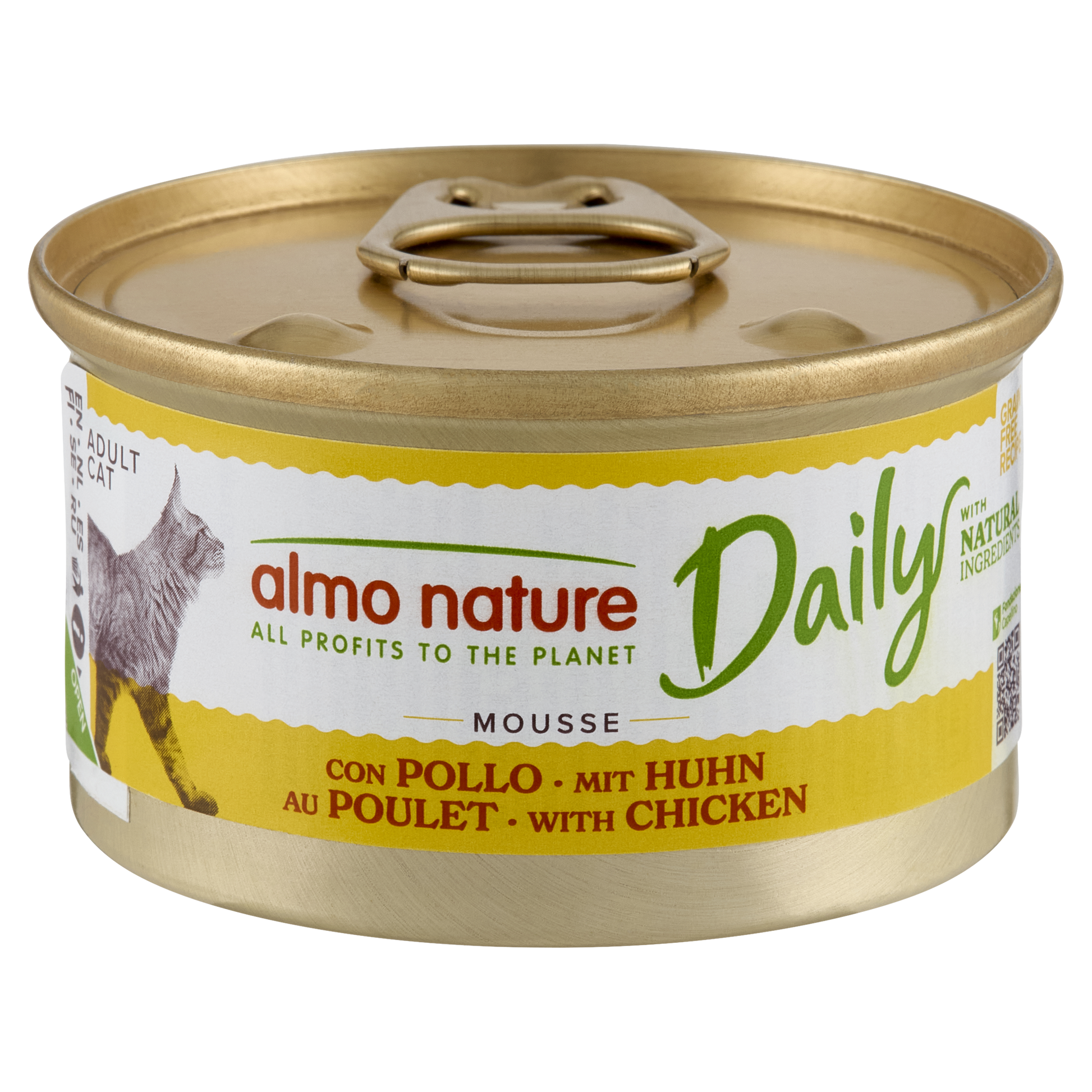 Almo Nature Daily Blik Mousse Kip – Nat Kattenvoer – 85 g