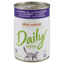Almo Nature Daily Blik Konijn – Nat Kattenvoer – 400 g