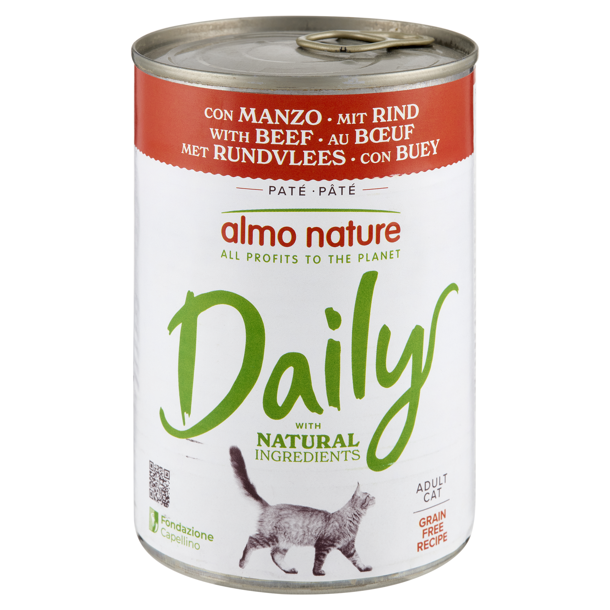 Almo Nature Daily Blik Rund – Nat Kattenvoer – 400 g