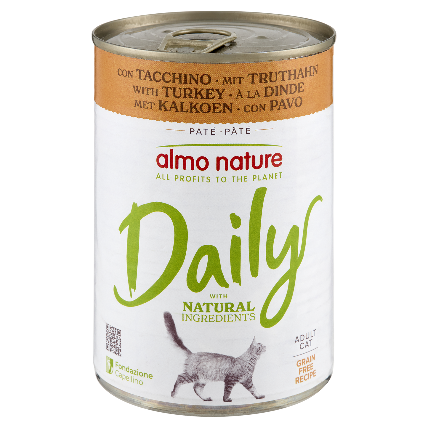 Almo Nature Daily Blik Kalkoen – Nat Kattenvoer – 400 g