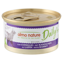 Almo Nature Daily Blik Mousse Konijn – Nat Kattenvoer – 85 g