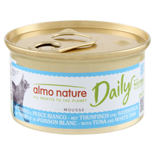 Almo Nature Daily Blik Mousse Tonijn & Kabeljauw – Nat Kattenvoer – 85 g